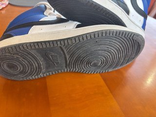 Zapatillas Nike Air Jordan 1 Mid Azul Blanco