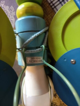 Lámpara infantil de techo