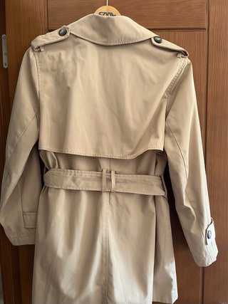 Trench impermeable mujer beige Corte Inglés
