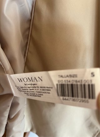 Trench impermeable mujer beige Corte Inglés