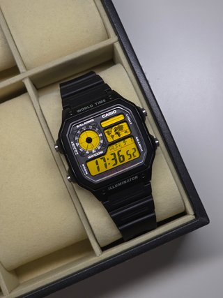 Casio AE-1200WH "Solar Beam" Mod