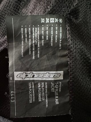 Chaqueta Alpinestars Negra y Fluor