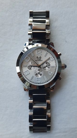 Orologio R&G TIME Automatico Uomo Argento