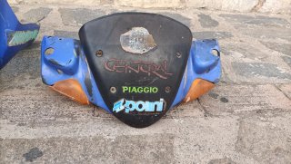 Carenado Scooter Azul y Negro
