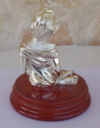 2 Figuras  Escultura - Plata de Ley.