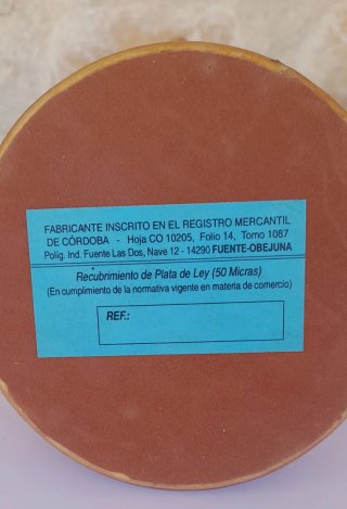 2 Figuras  Escultura - Plata de Ley.