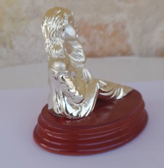 2 Figuras  Escultura - Plata de Ley.