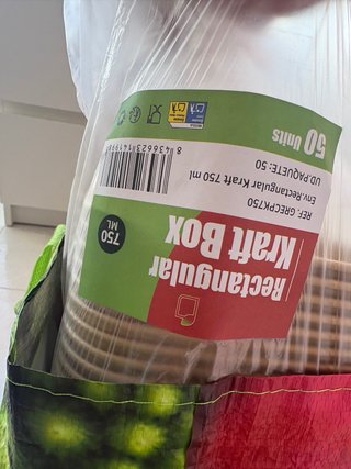 Lote envases Take Away Hostelería
