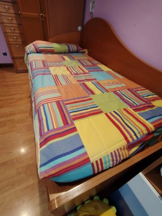Cama nido doble con armario
