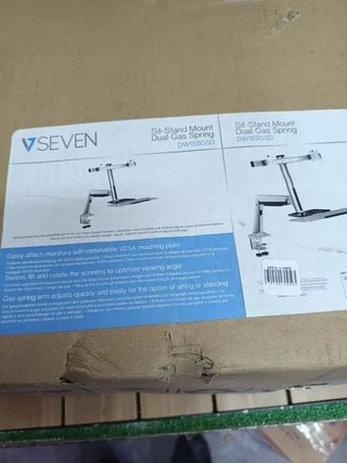 Soporte V7 DW1SSGSD-1E para 2 monitores