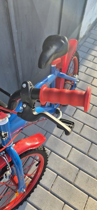 Bicicleta Infantil Spiderman Azul y Roja