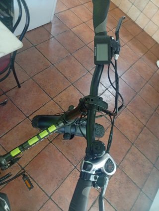 Bicicleta eléctrica plegable ARGENTO
