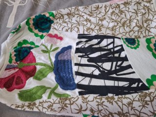 Camiseta Desigual Talla S Estampado Pájaros