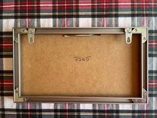 Cuadro retro de Praga con coche clásico – firmado