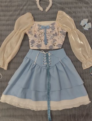 Conjunto Coquette Falda y Blusa