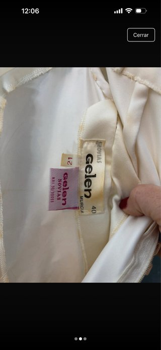 Vestido de Novia beige