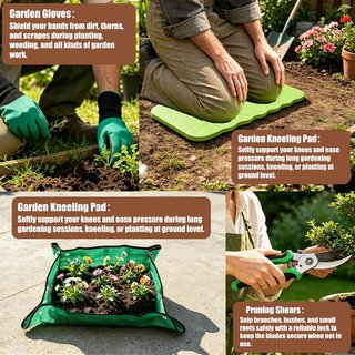 nuevo Juego Herramientas Jardinería Duradero