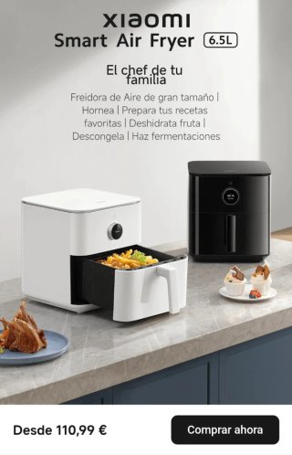 Xiaomi Freidora de Aire Inteligente 6.5L
