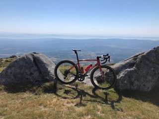 Bicicleta de carretera S-Works Roja
