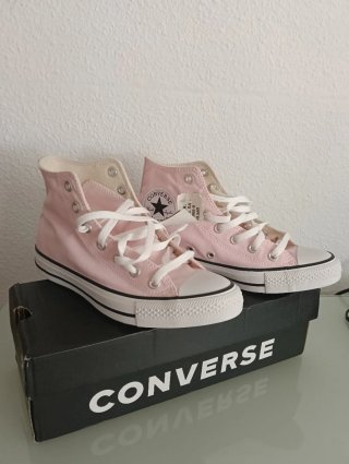 Zapatillas Converse Altas Rosas
