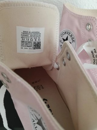 Zapatillas Converse Altas Rosas