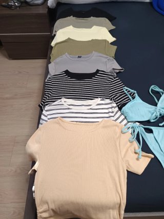 Lote 8 Camisetas Talla alguna XS y otra S