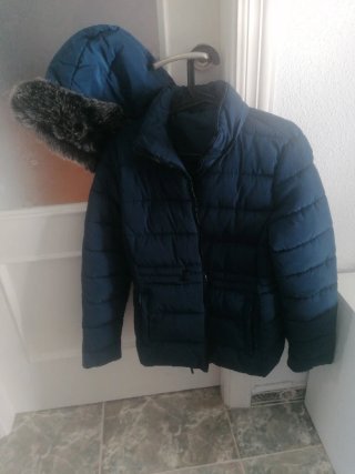Chaqueta plumífero azul mujer Talla M