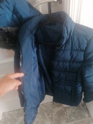 Chaqueta plumífero azul mujer Talla M