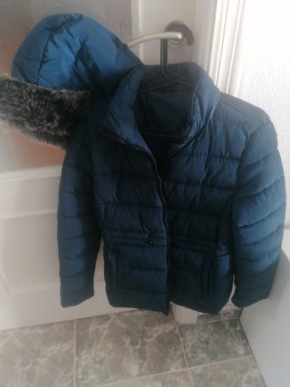 Chaqueta plumífero azul mujer Talla M