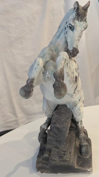 Escultura Caballo Raku Lawson E. Rudge