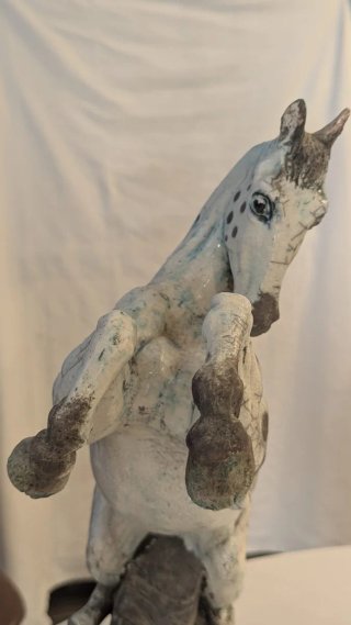 Escultura Caballo Raku Lawson E. Rudge