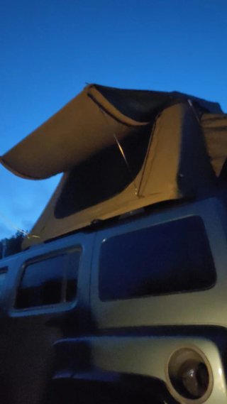 Tienda de techo para coche