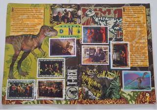 Álbum Cromos El Mundo Perdido. Completo