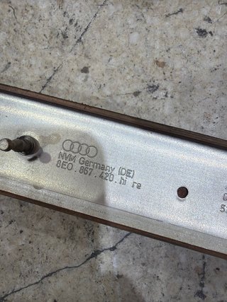 Moldura Audi A4 B6 8E0867420d Trasera Derecha