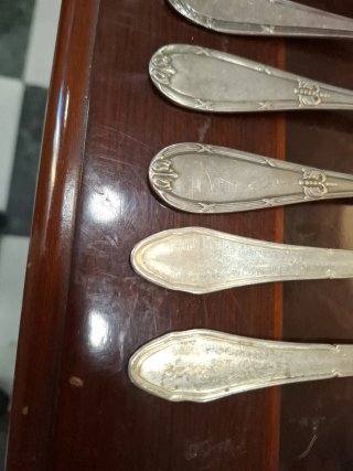 Set 8 Tenedores Vintage Metal