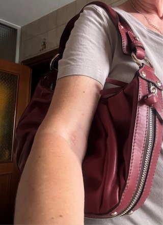 Bolso Coccinelle Piel Granate