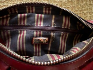 Bolso Coccinelle Piel Granate