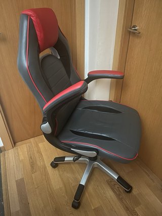 Silla Gamer Negra y Roja