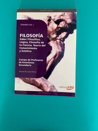 Libros oposiciones secundaria(FILOSOFÍA).