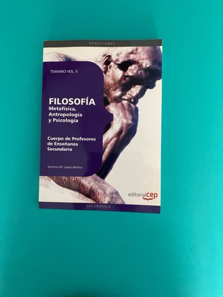 Libros oposiciones secundaria(FILOSOFÍA).