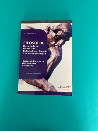 Libros oposiciones secundaria(FILOSOFÍA).