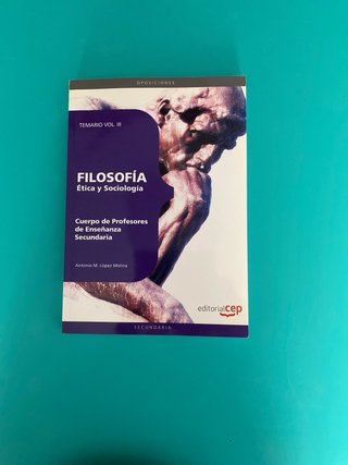 Libros oposiciones secundaria(FILOSOFÍA).