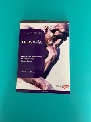 Libros oposiciones secundaria(FILOSOFÍA).