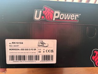 Zapatillas seguridad U-Power Talla 42