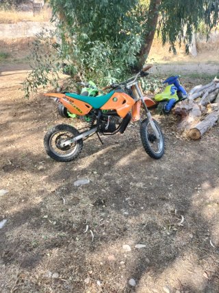Moto Cross italjet Naranja