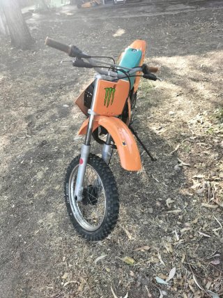 Moto Cross italjet Naranja