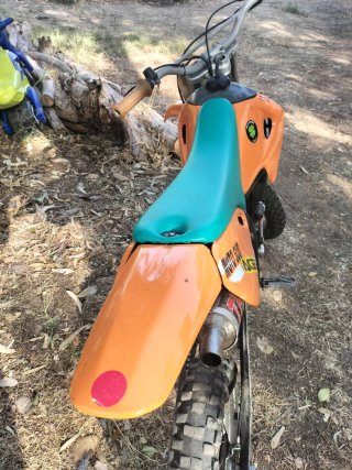 Moto Cross italjet Naranja