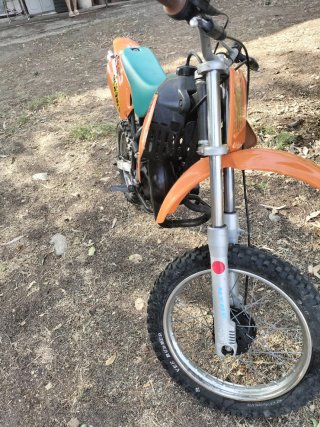 Moto Cross italjet Naranja