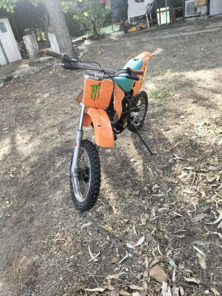 Moto Cross italjet Naranja