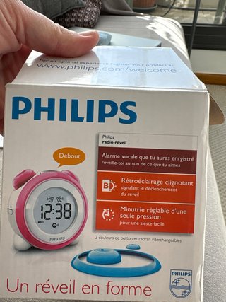 Despertador infantil Philips voz Grabable